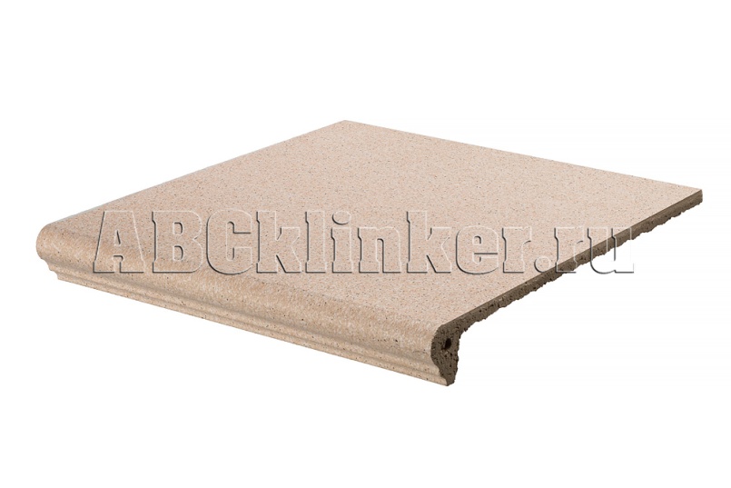 Classic Beige 335x240x10 мм, ABC ступень Флорентинер противоскользящая, клинкерная