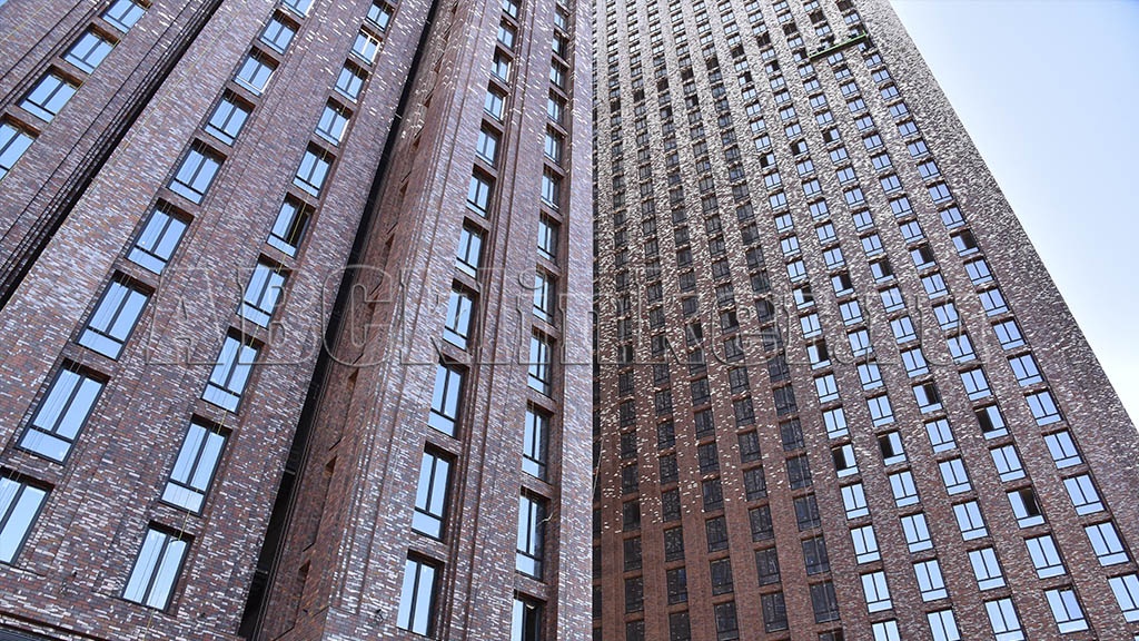 Клинкерная плитка для небоскребов в Москве.