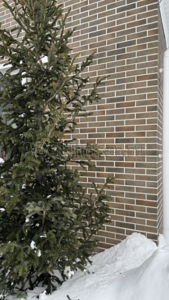 Retro Brick Cardamon фасадная термопанель из пенополиуретана ППУ 65 мм