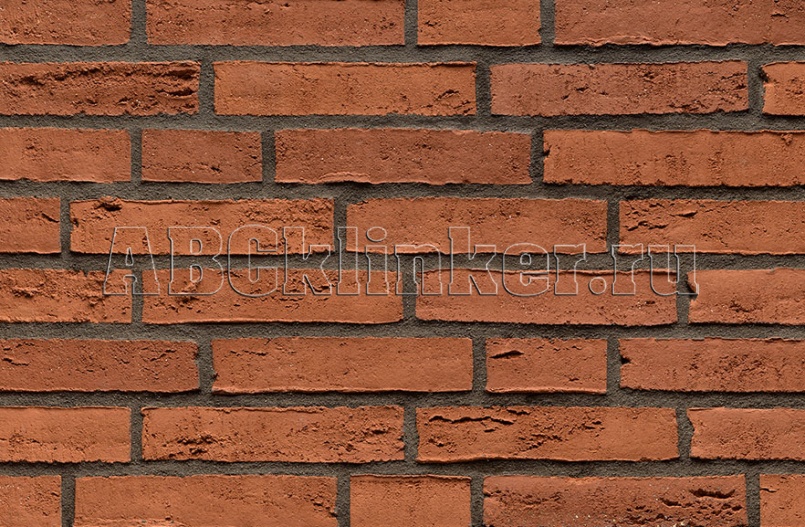 154853 Manufacta® Wilsum Ziegelrot NF 240x115x71 мм, ABC клинкерный кирпич ручной формовки полнотелый