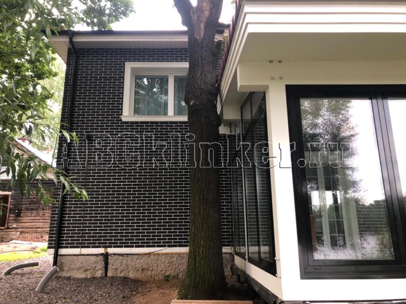 Scandiano Nero 245x66x7,4 мм, клинкерная плитка под кирпич для фасада и интерьера Paradyz