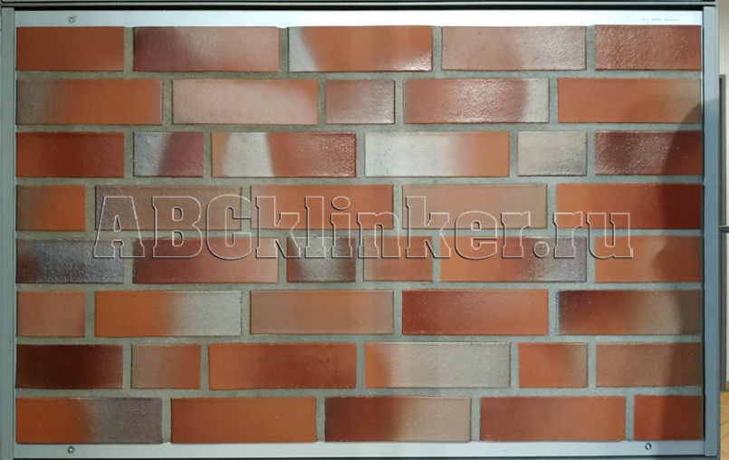 204754 Bremen rot eisen bunt glatt 4754 NF 240x115x71 мм, ABC кирпич клинкерный облицовочный