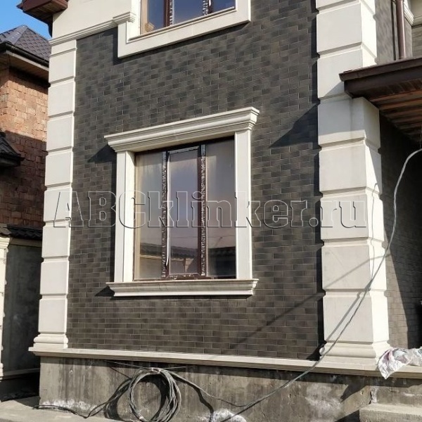 Semir Grafit 245x66x7,4 мм, клинкерная плитка под кирпич для фасада и интерьера Paradyz