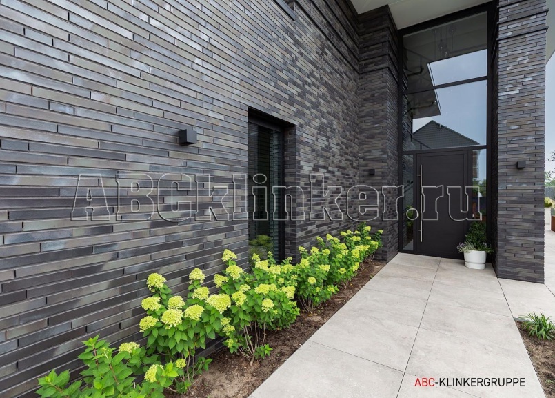 105654 Atlantis grau-anthrazit, NF 240x115x71 мм, ABC кирпич клинкерный облицовочный