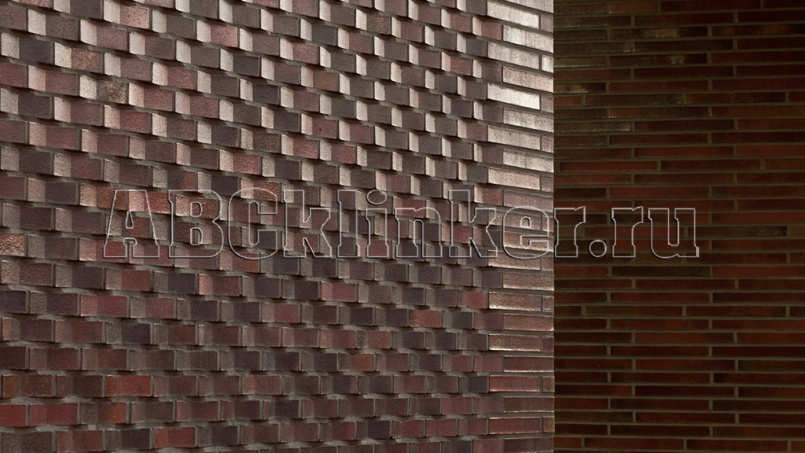 107554 Norderney rot-bunt Schmolz, NF 240x115x71 мм, ABC кирпич клинкерный облицовочный