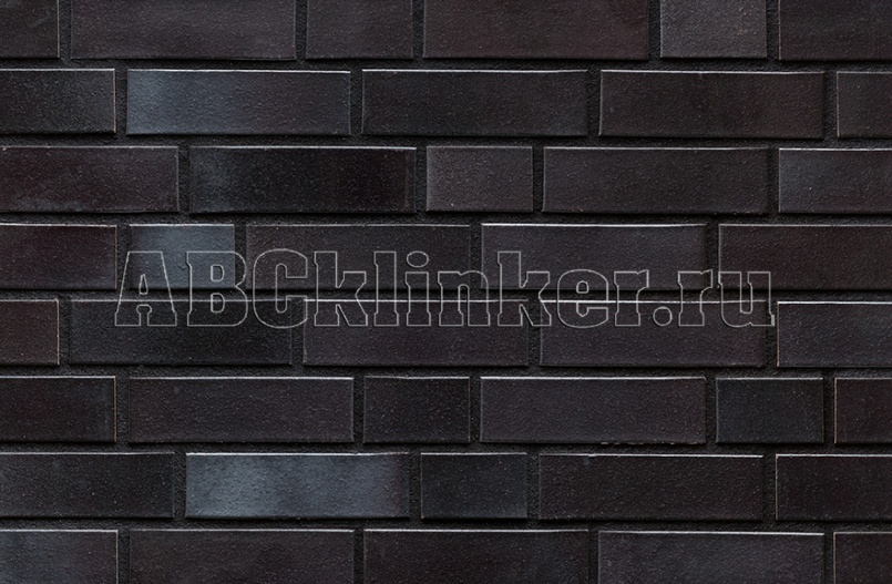 100934 Hamburg schwarz-blau-bunt glatt, DF 240x115x52 мм, ABC кирпич клинкерный облицовочный