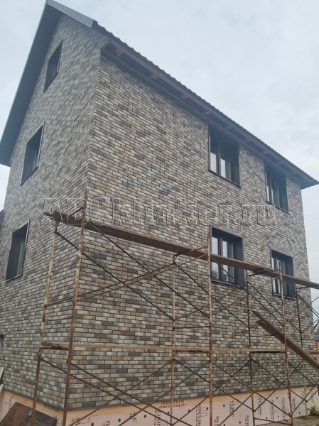 Loft Brick Pepper фасадная термопанель из пенополиуретана ППУ 65 мм