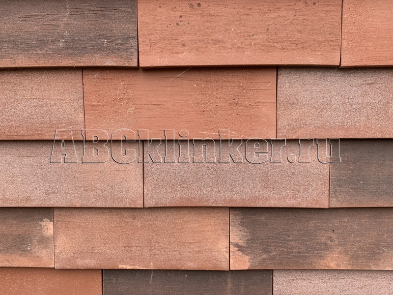 NORDIC Rot mix 400x175x30x14, ABC Клинкерная плитка для Фасада и Кровли, Вент Фасад