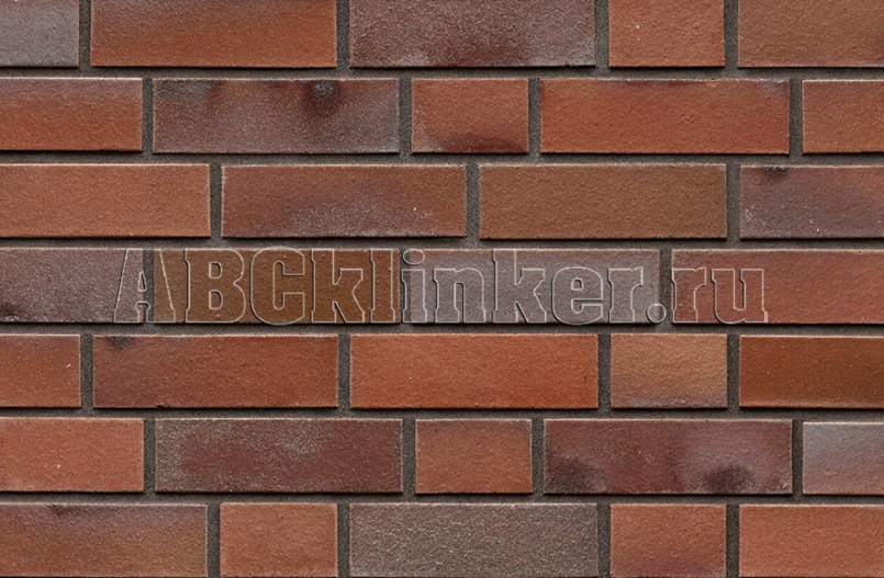 608109 Oldenburg rot-bunt Kohlebrand glatt, NF 240x115x71 мм, ABC кирпич клинкерный облицовочный