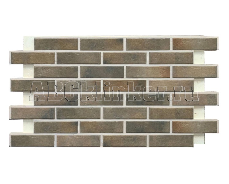 Retro Brick Cardamon фасадная термопанель из пенополиуретана ППУ 65 мм