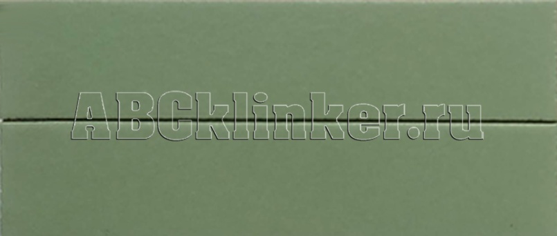 Бледно-зелёный RAL 6021 240x71x10 мм, ABC Клинкерная плитка под кирпич