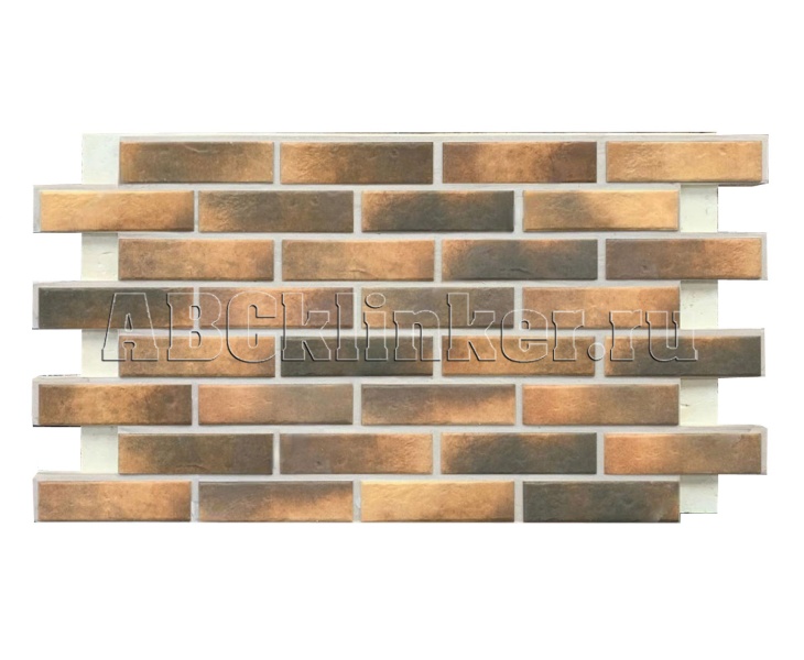 Retro Brick Curry фасадная термопанель из пенополиуретана ППУ 65 мм