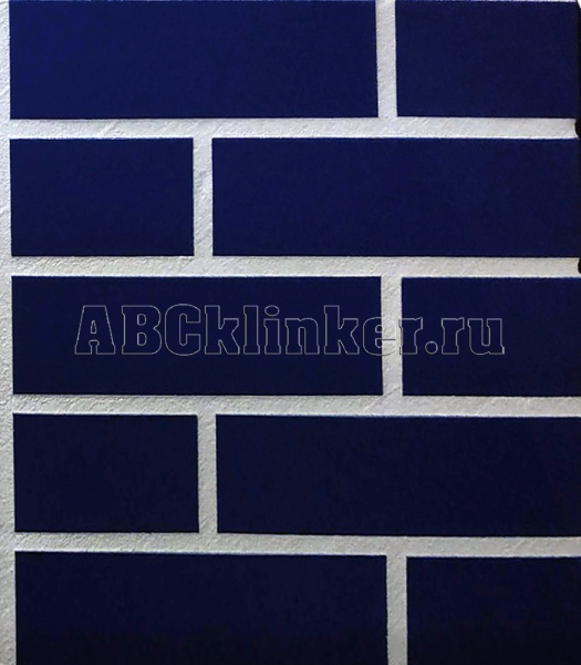 Dunkelblau 350 NF 240x71x10 мм, ABC Глазурованная плитка фасадная клинкерная, синяя