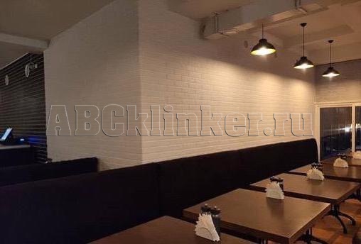 Scandiano Bianco 245x66x7,4 мм, клинкерная плитка под кирпич для фасада и интерьера Paradyz