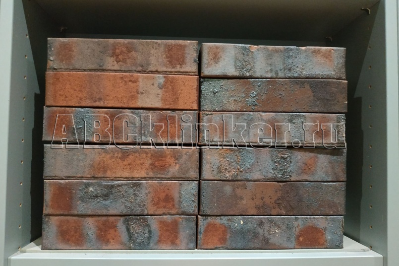 101875 Wittenburg Kohlebrand mit Sinterschmolz glatt, NF 240x90x71 мм, ABC кирпич клинкерный облицовочный
