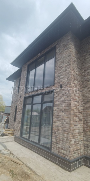 Loft Brick Pepper фасадная термопанель из пенополиуретана ППУ 65 мм