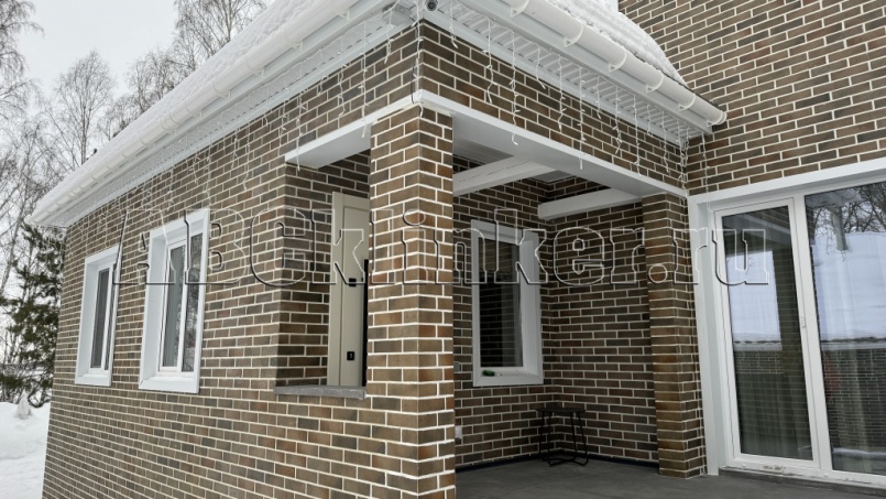 Retro Brick Cardamon фасадная термопанель из пенополиуретана ППУ 65 мм