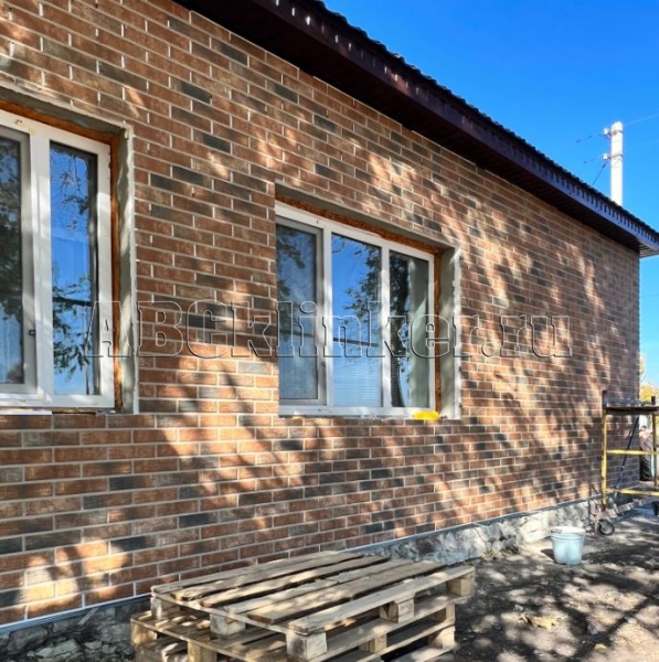 Loft Brick Chili фасадная термопанель из пенополиуретана ППУ 65 мм