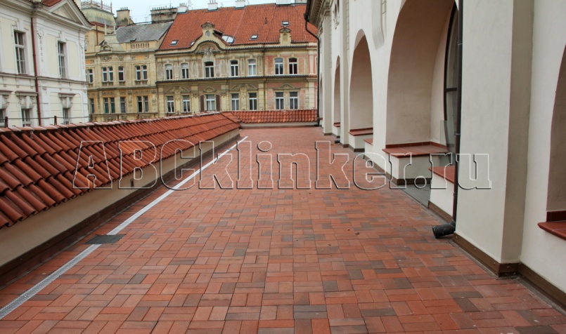 Altfarben-bunt-geflammt 200x100x52 мм, ABC Клинкерная тротуарная плитка - брусчатка