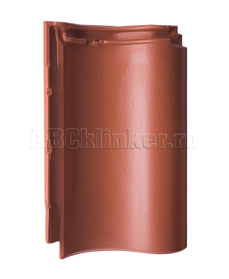TG10, Kupferbraun 445х290 ABC, Керамическая черепица рядовая натуральная медно-коричневая ангоб