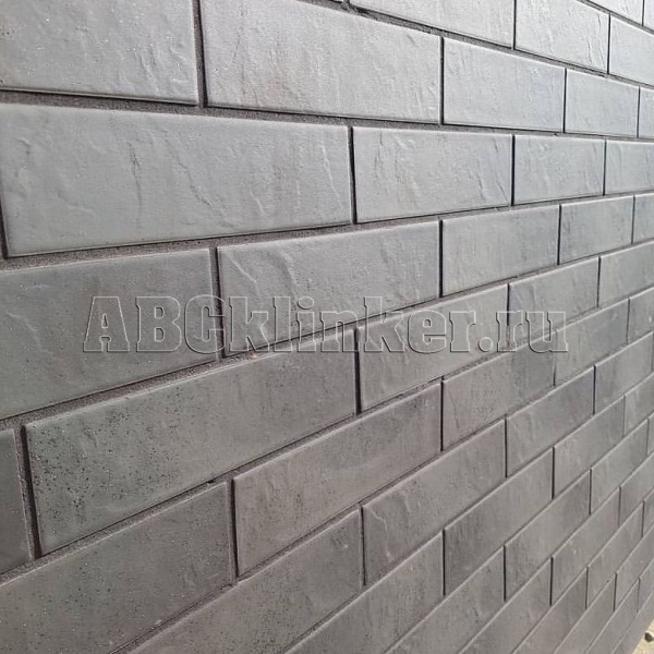 Semir Grafit 245x66x7,4 мм, клинкерная плитка под кирпич для фасада и интерьера Paradyz