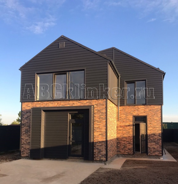 Retro Brick Curry фасадная термопанель из пенополиуретана ППУ 65 мм