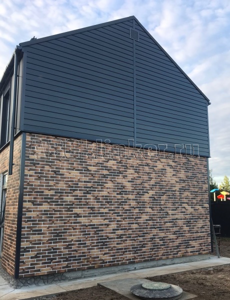 Retro Brick Curry фасадная термопанель из пенополиуретана ППУ 65 мм