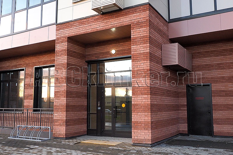 7506 ABC Gent плитка для вент фасада пазогребневая / без расшивки шва, ронсон 250x65x24 мм