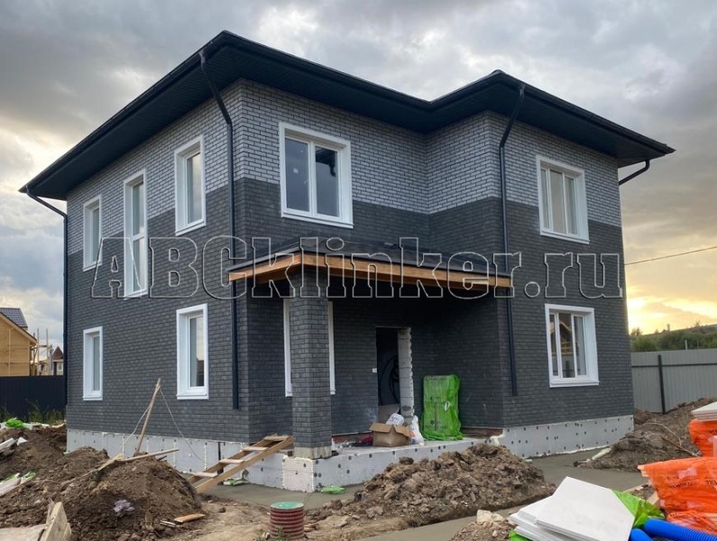 Cemento gray фасадная термопанель из пенополиуретана ППУ 65 мм