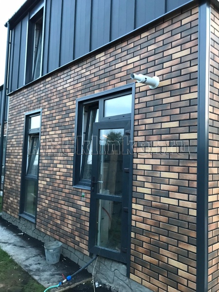 Retro Brick Curry фасадная термопанель из пенополиуретана ППУ 65 мм