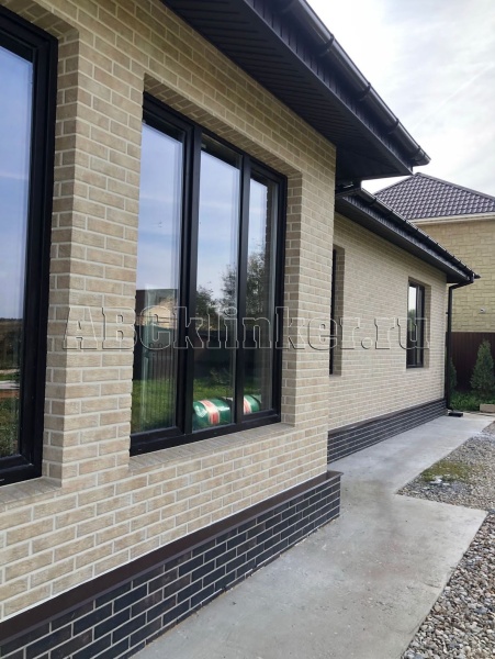 Loft Brick Salt фасадная термопанель из пенополиуретана ППУ 65 мм