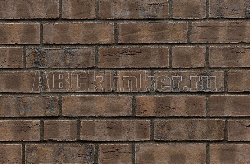 453703* Manufacta® Leeds Kohlebrand, DF 240x115x52 мм, ABC клинкерный кирпич ручной формовки полнотелый