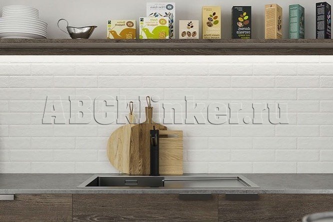 Scandiano Bianco 245x66x7,4 мм, клинкерная плитка под кирпич для фасада и интерьера Paradyz