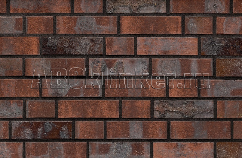 101875 Wittenburg Kohlebrand mit Sinterschmolz glatt, NF 240x90x71 мм, ABC кирпич клинкерный облицовочный
